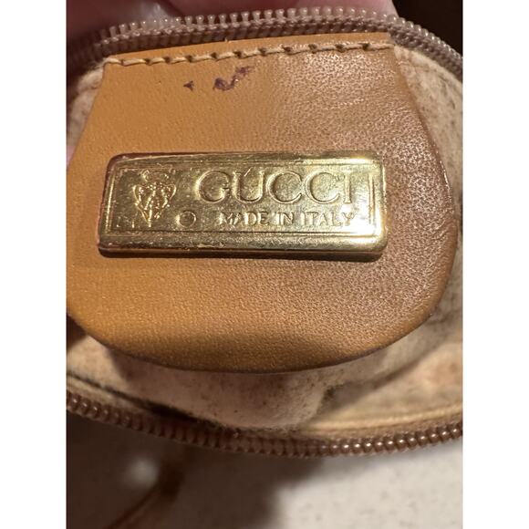 Vintage Gucci Micro GG Supreme Shoulder Bag In Tan - Picture 14 of 16